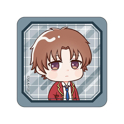 『ようこそ実力至上主義の教室へ』スクエア缶バッジ 綾小路清隆【202502再販】